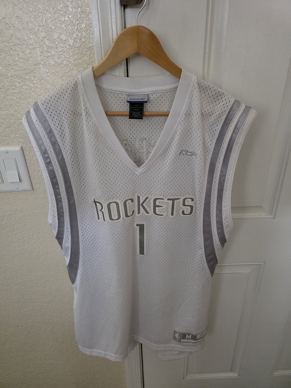 Reebok Throwback RARE Houston Rockets T-Mac Jersey